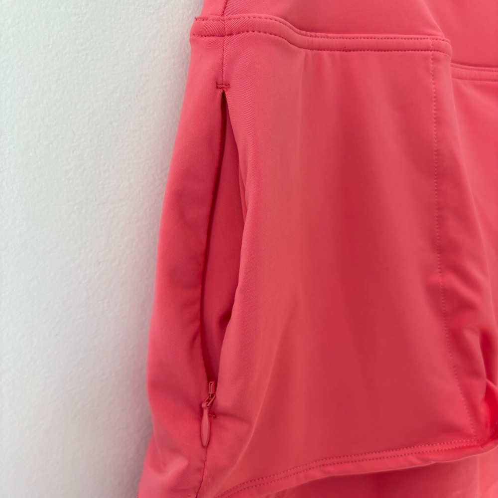 FootJoy Performance Layered Skort Pink Athletic Skirt Golf Tennis Prep Sporty - Picture 5 of 9